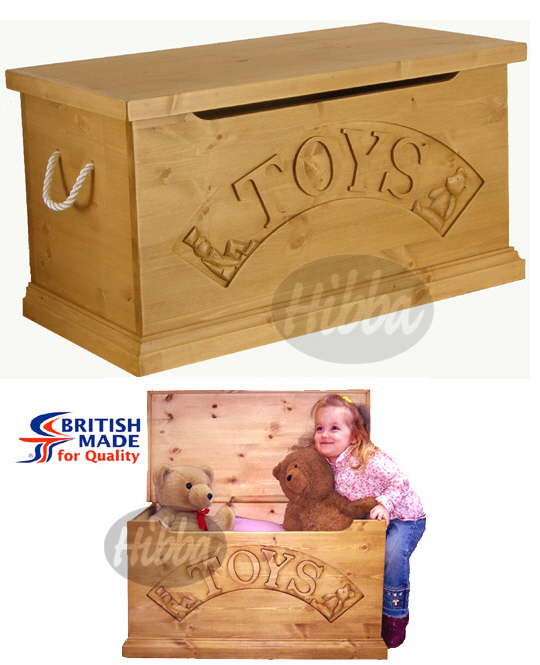 children's wooden toy box